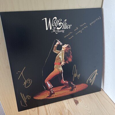 Wolf Alice The Clearing LP PERSONALLY SIGNED Vinyl LP Autographed