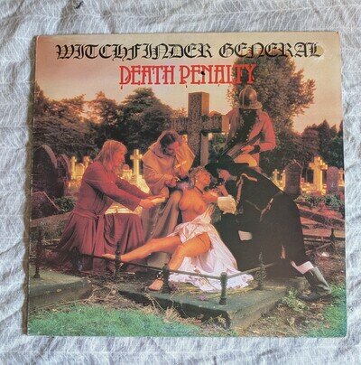 Witchfinder General - Death Penalty LP clear vinyl with OIS 1982