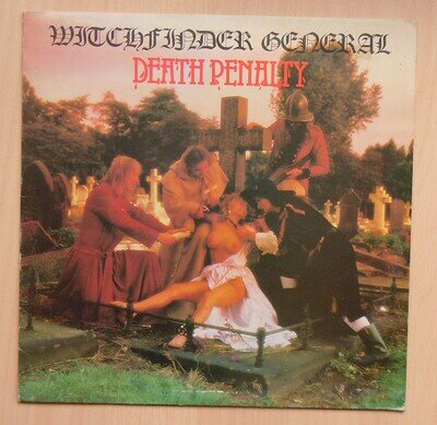 Witchfinder General – Death Penalty UK Red Vinyl LP