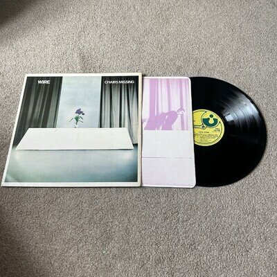 Wire – Chairs Missing Vinyl Record FIRST UK Pressing 1978 Lilac Inner