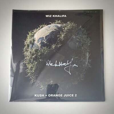 Wiz Khalifa Kush & Orange Juice 2 (Colored 2x LP) w/ SIGNED INSERT