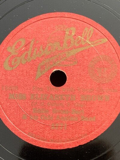 78rpm Winner 5271 Eddie Grossbart Cafe Anglais Band: Miss Elizabeth Brown 1931!