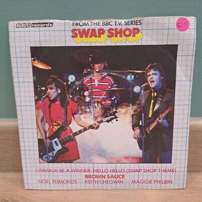 Brown Sauce - I Wanna Be A Winner 7" Single UK 1981 RESL 101 BBC Swap Shop VGC