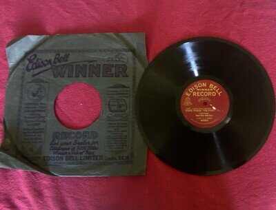 Edison Bell Winner 4950 Black Dyke Mills Band "Victors Pt 1 10" Shellac 1929