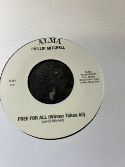 PHILLIP MITCHELL-FREE FOR ALL(WINNER TAKES ALL)--60s/70s NORTHERN SOUL/MOTOWN 45