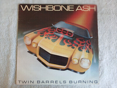 WISHBONE ASH "TWIN BARRELS BURNING" VINYL LP RECORDS