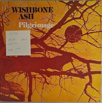 Wishbone Ash Pilgrimage Vinyl Record VG/VGMCG 3504 1971
