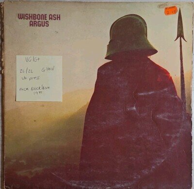 Wishbone Ash Argus Vinyl Record VG/G+ MDKS8006 1971