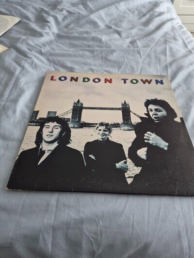 WINGS.LONDON TOWN LP.PAS 10012.1978.+POSTER..UK.