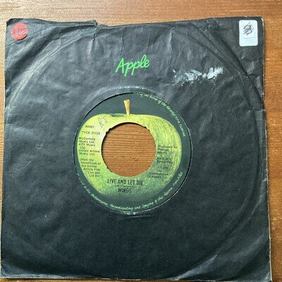 PAUL McCARTNEY & WINGS - LIVE AND LET DIE - 1973 APPLE