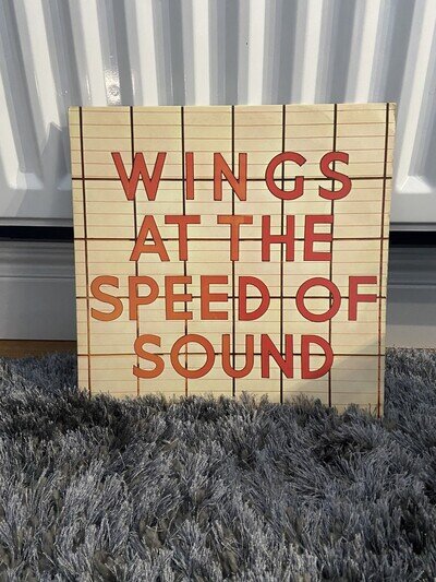 Wings 'At the Speed of Sound' 12" Vinyl LP Record (1976) EX / NM