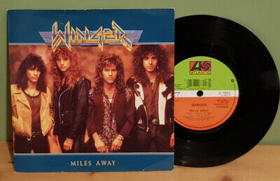 WINGER - Miles Away / 7" Vinyl Single / FREE UK P&P