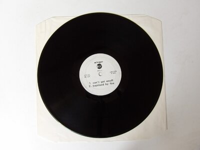 Winger: Can't Get Enuff 1990 VG+ PROMO 12"