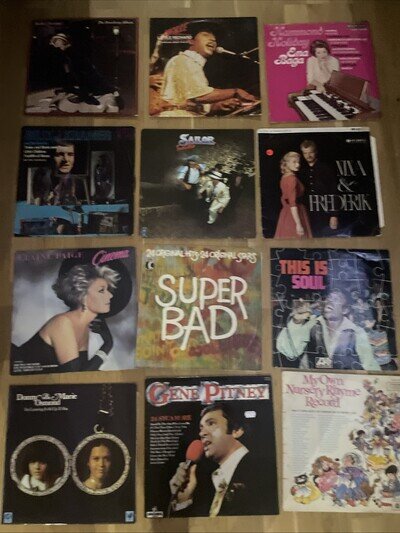 Job Lot Of 40 X 12 Inch Vinyl Records