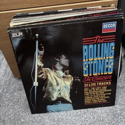 Job Lot Of 20Vinyl LP’s - 1970’s /80’s rock, pop, folk