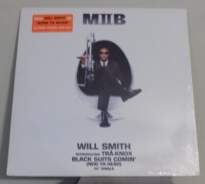 WILL SMITH MEN IN BLACK 2 New Sealed Vinyl 12” Single BLACK SUITS COMIN' (2002)
