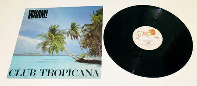 Wham " Club Tropicana " UK 12" Single Innervision Record Label 1983