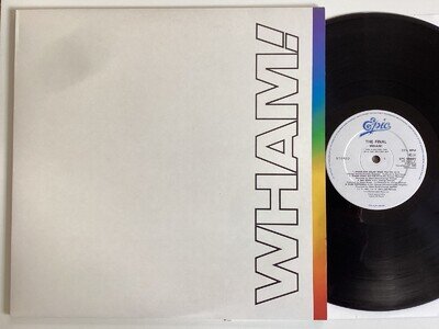 WHAM the final DOUBLE VINYL LP Original 1986 George Michael, poster NM copy (s
