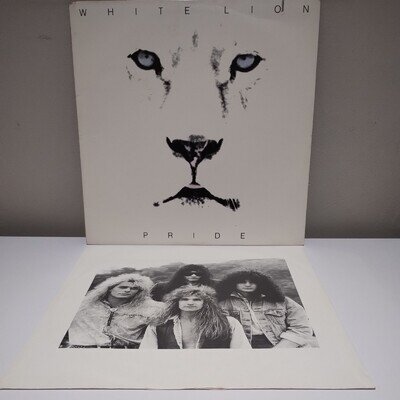 White Lion - Pride 1987 Vinyl LP - Atlantic · 81768-1 US import VG+