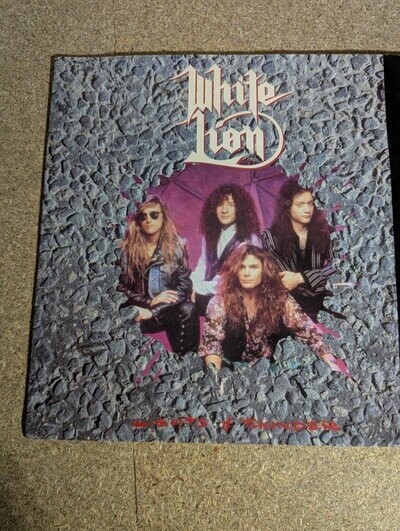 White Lion: Lights & Thunder 1991 EX+ 7"