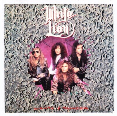 White Lion Lights & Thunder 7" PS