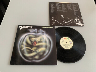 WHITESNAKE..COME AN GET IT...SUPERB RARE UK FIRST ISSUE ALBUM + INNER..LBG 30327