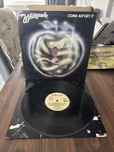 WHITESNAKE - COME AN GET IT 1981 UK 1ST A1U/B2U Record VG+/EX