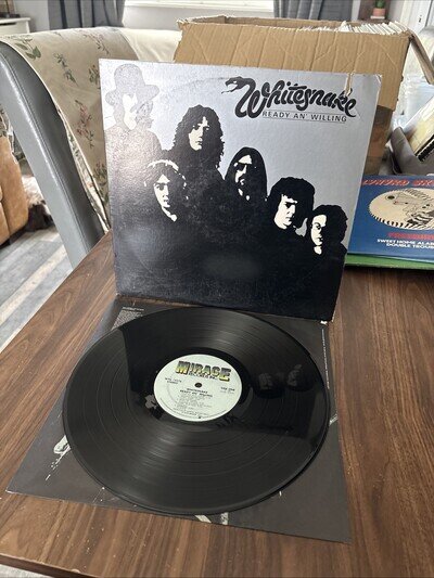 Whitesnake Ready An' Willing LP Vinyl Record 1980 Mirage 1ST US VG+/EX TOP COPY