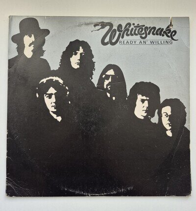 Whitesnake Ready An' Willing LP Vinyl Record 1980 Mirage WTG 19276
