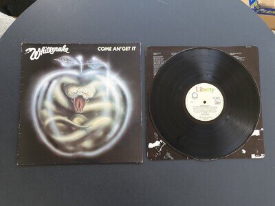 WHITESNAKE - COME AN GET IT 1981 UK PRESS 12" VINYL RECORD LP EX