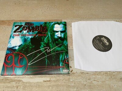 Rob Zombie The Sinister Urge Vinyl Signed Autographed by Rob Zombie WHITE ZOMBIE