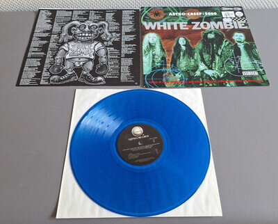 WHITE ZOMBIE original blue translucent Vinyl LP Astro-Creep: 2000 (1995 USA)