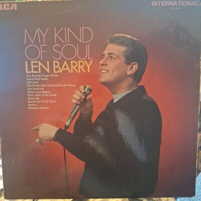 LEN BARRY "MY KIND OF SOUL" REISSUE VINYL LP 1969 VG+