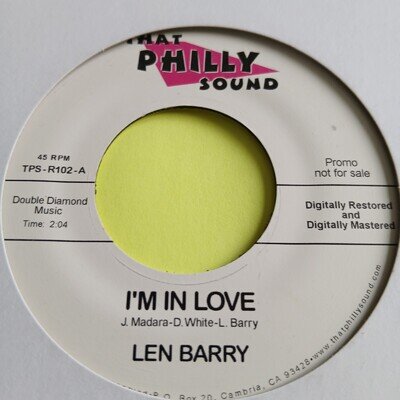Len Barry - Im In Love / Love Love Love - That Philly Sound - Northern Soul
