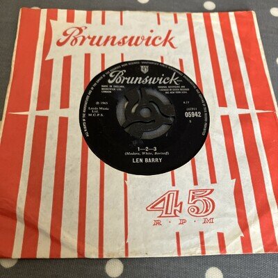 Len Barry - 1-2-3 - Original UK 1965 Single - Northern Soul