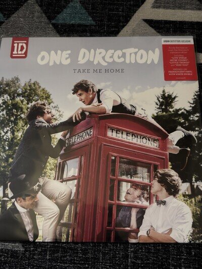One Direction Take Me Home Urban Outfitters Exclusive Clear Vinyl LP 12" 33 RPM