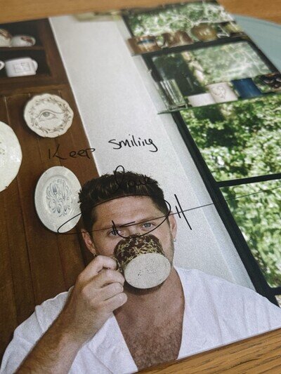 Niall Horan SIGNED Dinner Party LP Vinyl Olive “Keep Smiling” One Direction New