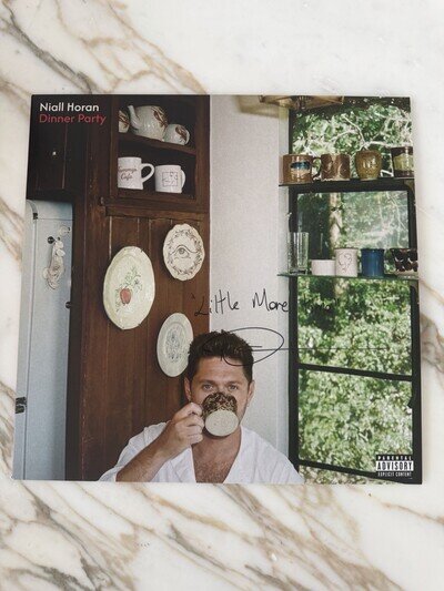 NIALL HORAN DINNER PARTY SIGNED GREEN VINYL Personalised HANDWRITTEN LYRICS