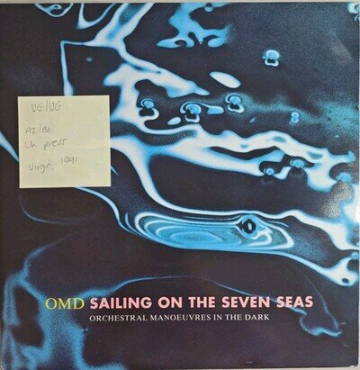 OMD Sailing On The Seven Seas Vinyl Record VG/VG VST1310 1991