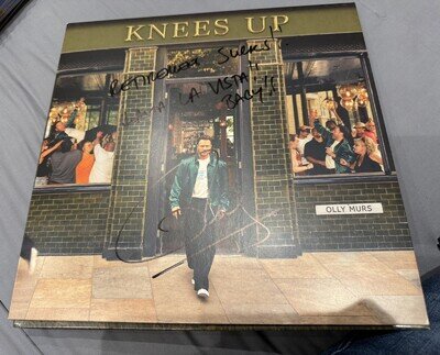 Olly Murs Signed - Knees Up Vinyl LP (Green) Signed & Personalised