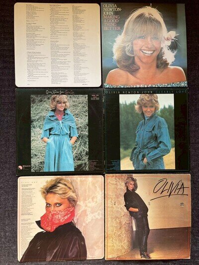 OLIVIA NEWTON-JOHN Vinyl LP - 3 ALBUMS