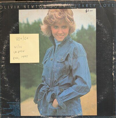 Olivia Newton-John Clearly Love Vinyl Record VG+/G+ EMA 774 1975