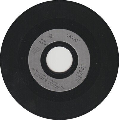 Orbital – Satan - 7" Silver Label Jukebox Promo