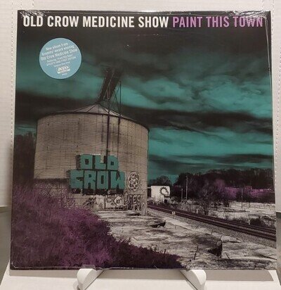 OLD CROW MEDICINE SHOW 'PAINT THIS TOWN' SEAGLASS BLUE VINYL NEW/SEALED /750
