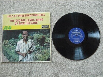 George Lewis Band Of New Orleans - Jazz At Preservation Hall - Vinyl LP - VG+