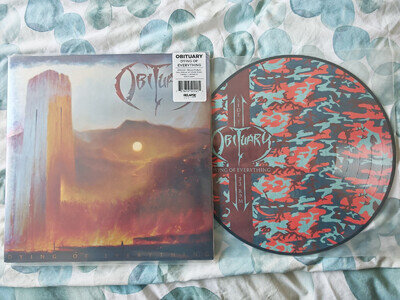 OBITUARY DYING OF EVERYTHING 12"PICTURE DISC NEW LTD TO 500 COPIES