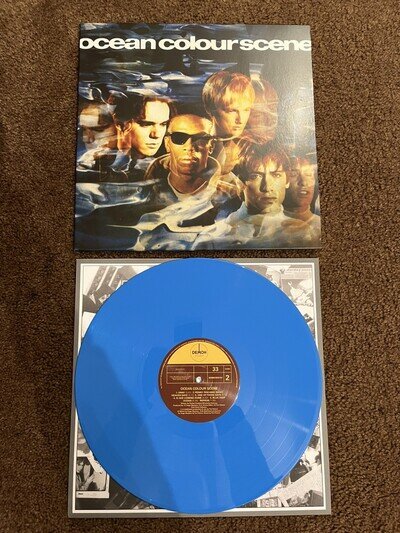NEW mint Ocean Colour Scene Debut Album Vinyl LP Blue Coloured