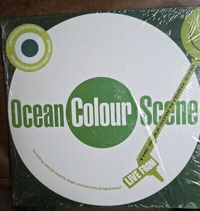 Ocean Colour Scene OCS Live Glasgow Hydro 2016 White Vinyl + CD, Moseley Prog