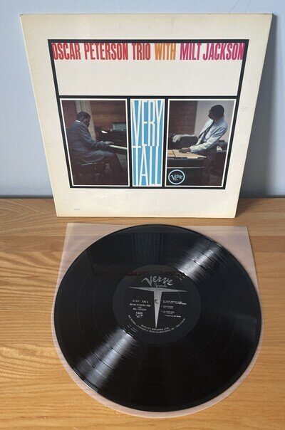 Oscar Peterson Trio + Milt Jackson – Very Tall Vinyl LP. V-8429 Canadian. VG+-EX
