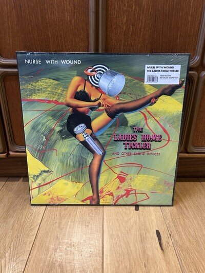 NURSE WITH WOUND LP The Ladies Home Tickler RED & BLACK SPLATTER VINYL NEW